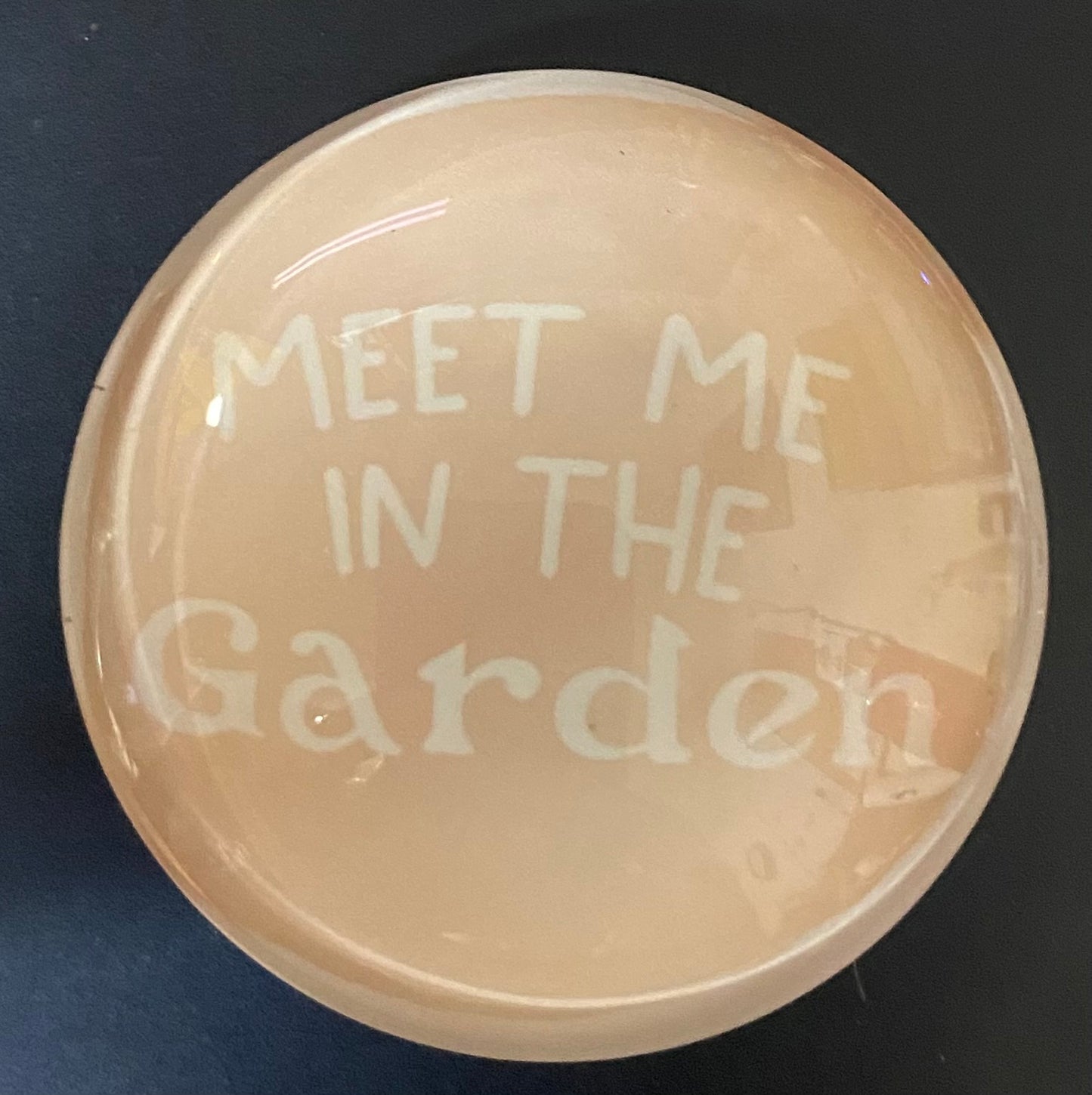 Meet me in the garden magnet