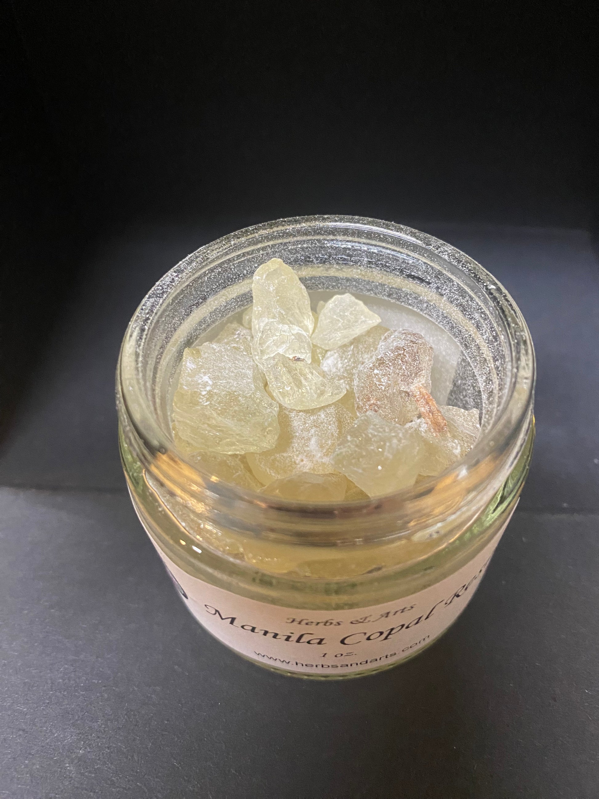 Manila Copal Resin jar