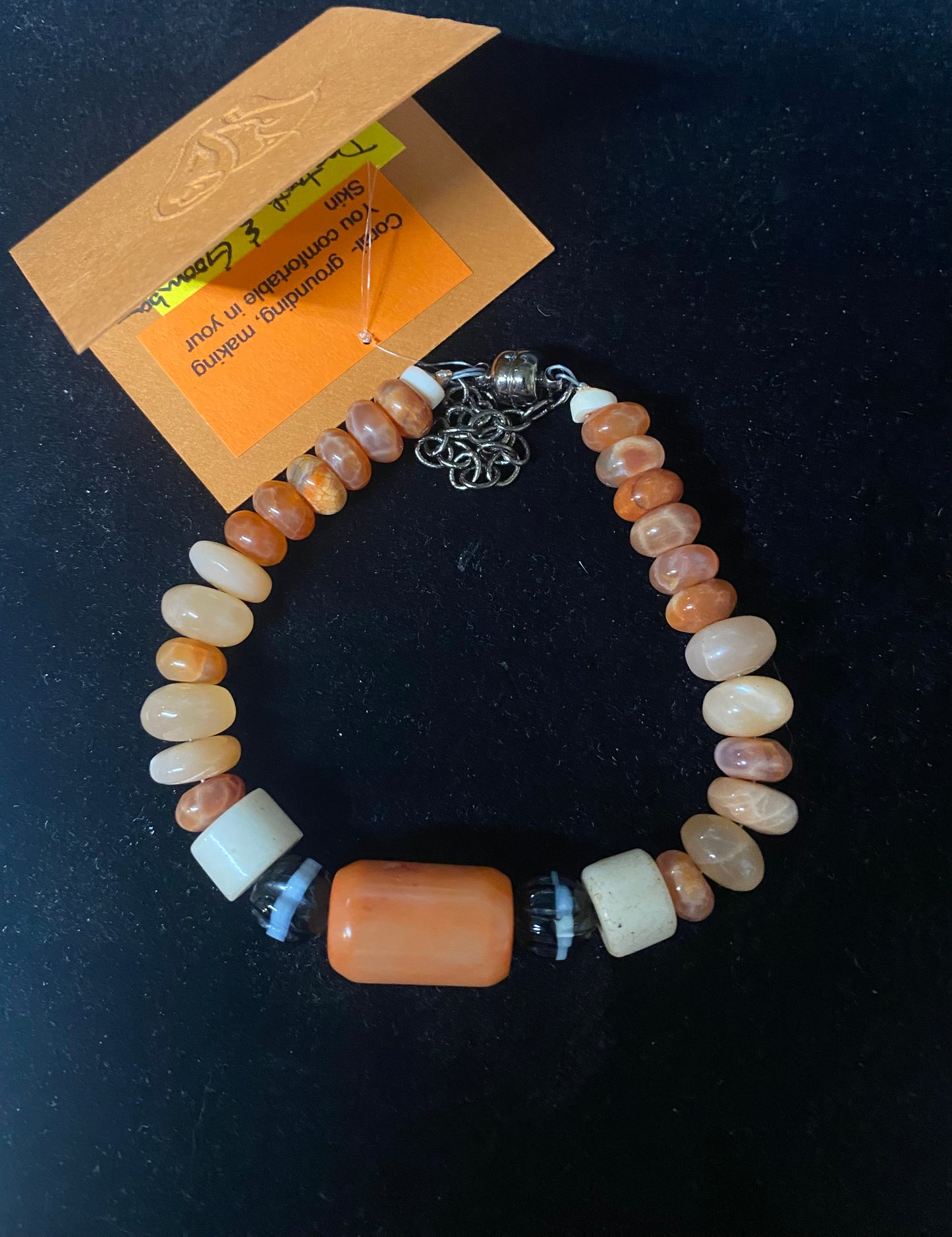 Bracelet Coral Fire Agate