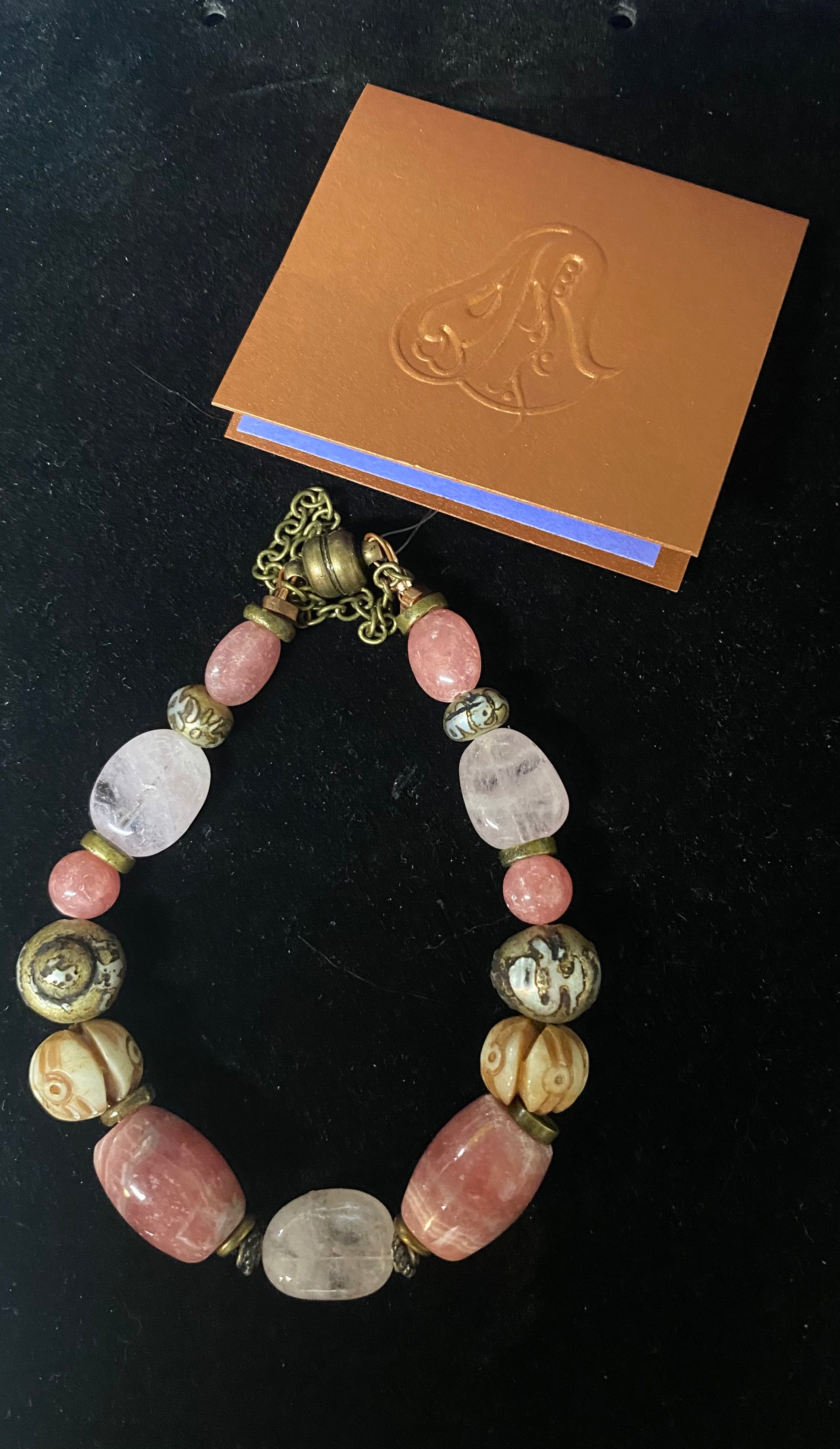 Bracelet Morganite Rhodochrosite