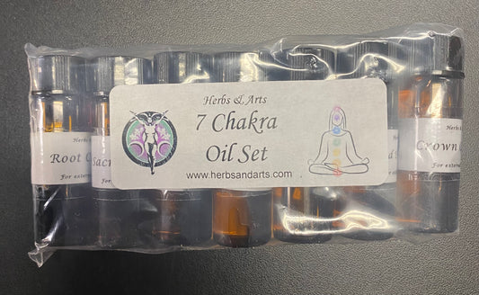 Seven Chakras House Blend Oil Kit 1 Dram ea