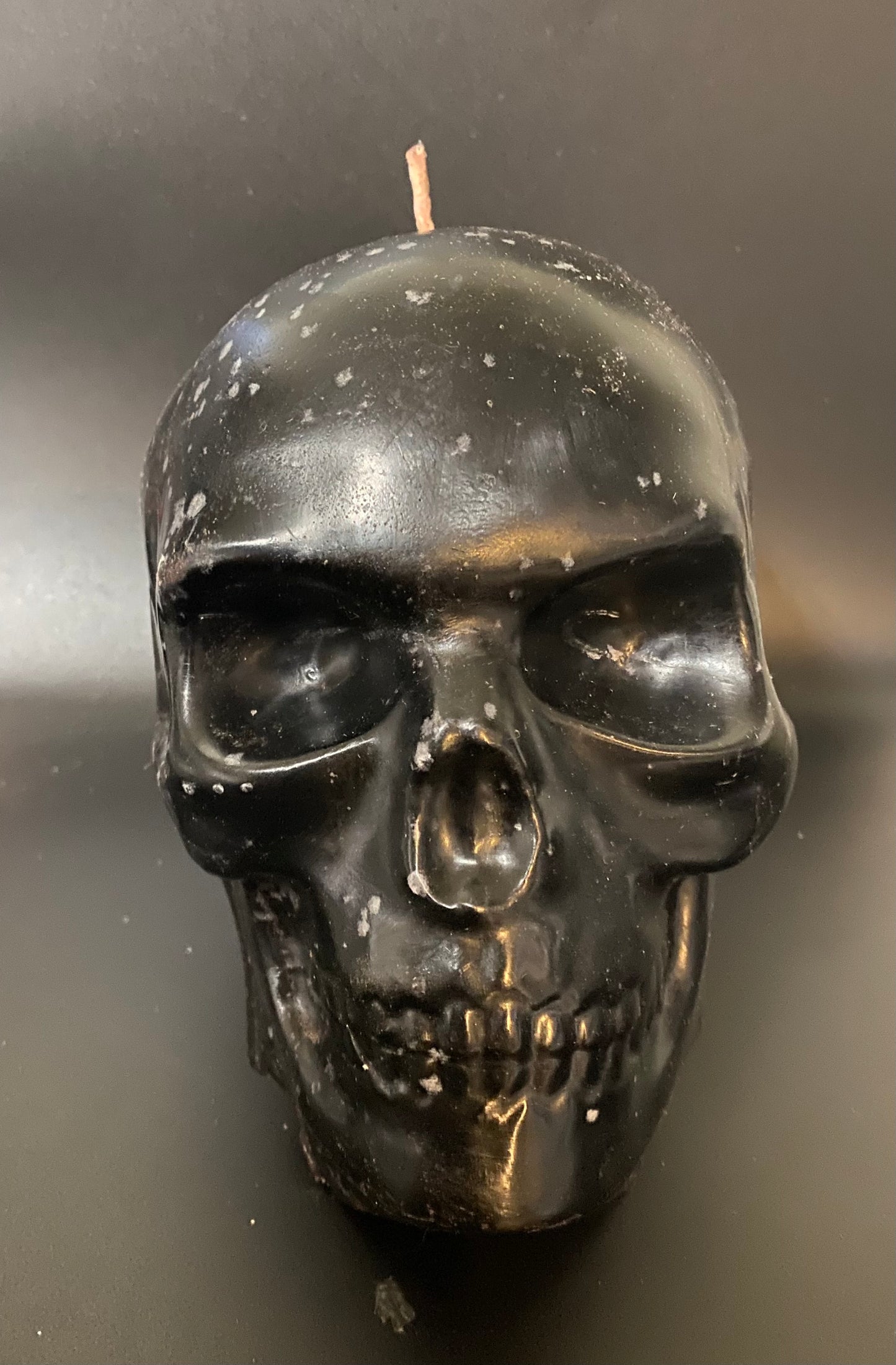 Candle Skull Black Large