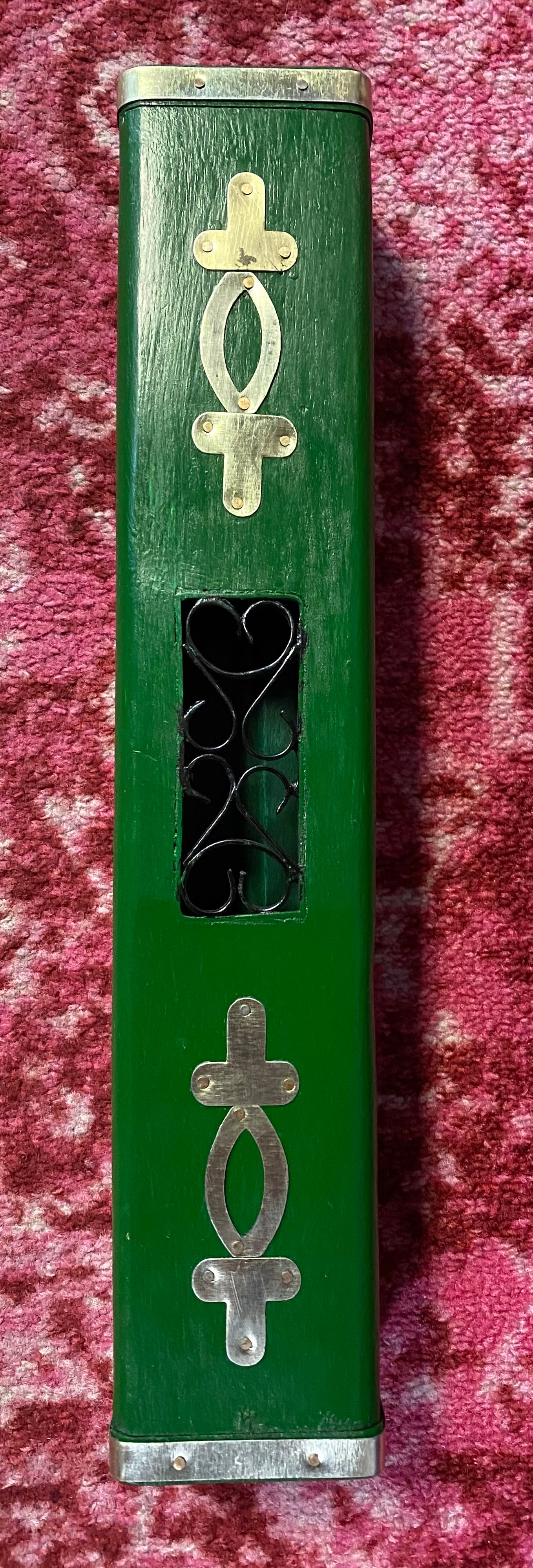 Incense Box Mango Wood Green