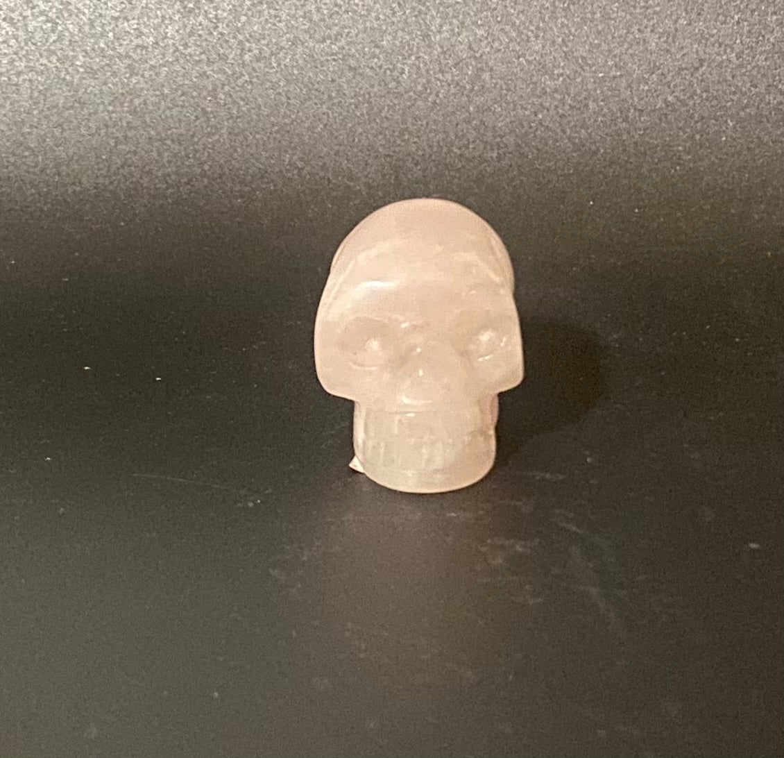 Rose Quartz Skull 1.50 inch