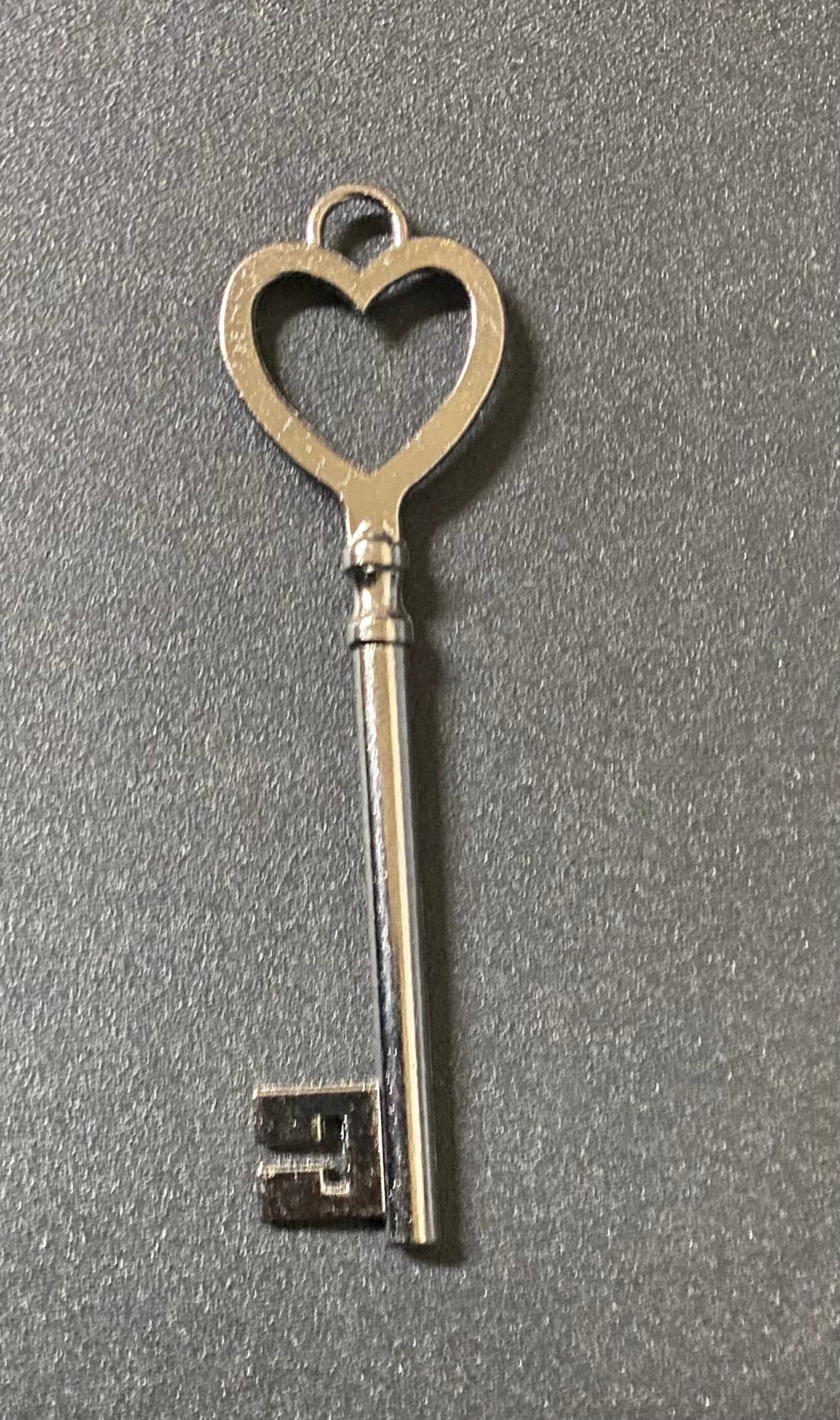 Key Silver Antique 3.5 in