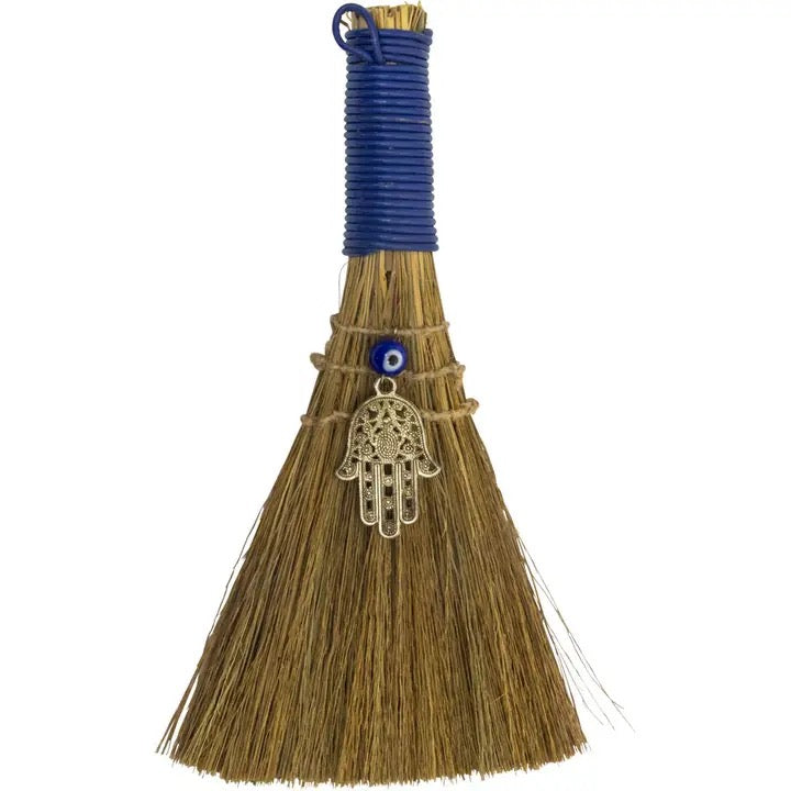 Broom Evil Eye Hand of Fatima
