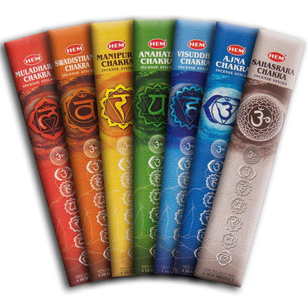 Incense Stick Seven Chakras Hem Set