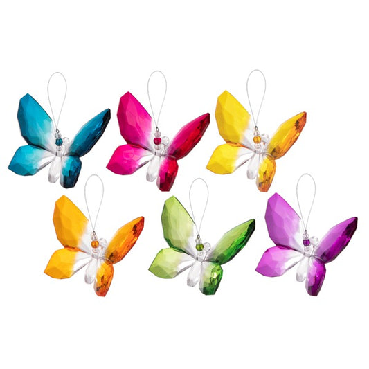 Ornament Butterfly Acrylic 6 colors
