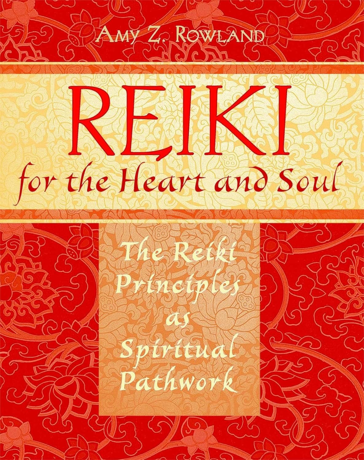 cover of Reiki for the Heart and Soul, red and yellow