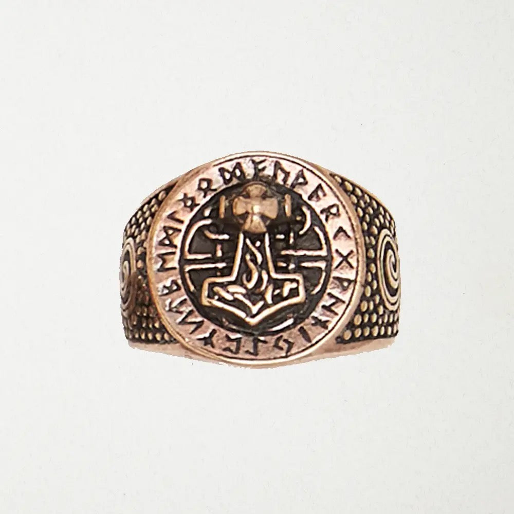 Ring Thor's Hammer Bronze – Herbs and Arts