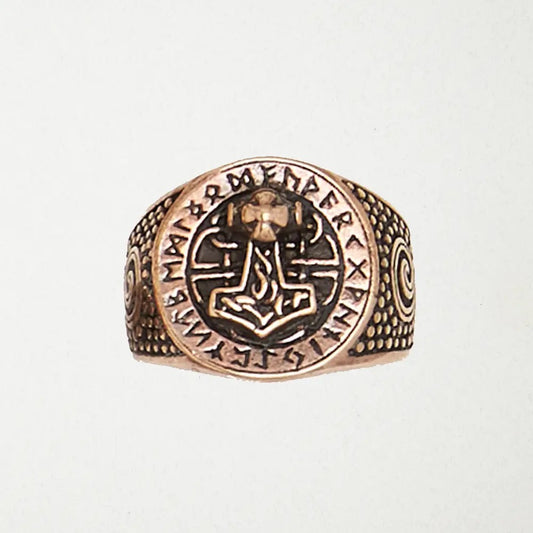 Ring Thor's Hammer Bronze