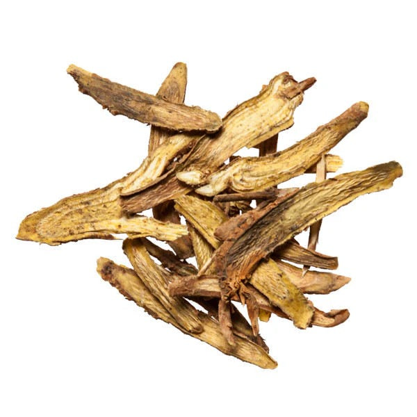 Skullcap Baikal Root (Huang Qin) Sliced brown