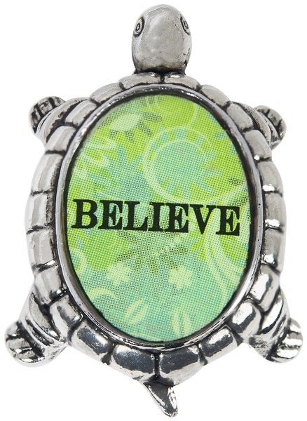 Charm Lucky Turtle Believe green