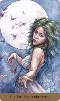 Tarot of the Hidden Realm high priestess