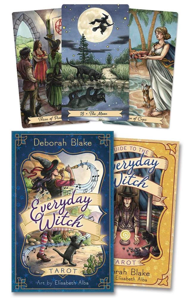 Everyday Witch Tarot assorted cards