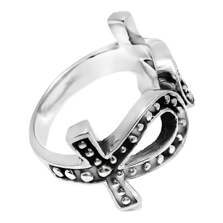 Ring Ankh Cross