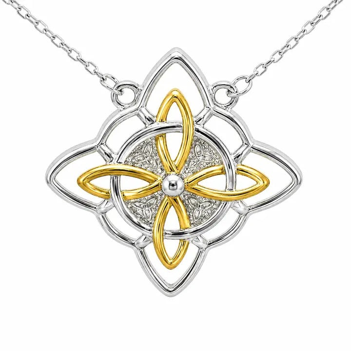 Necklace Witch Knot Two Tone