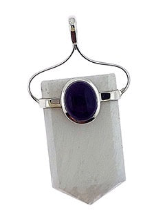 Pendant Scolecite Amethyst
