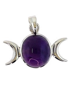 Pendant Triple Moon Amethyst