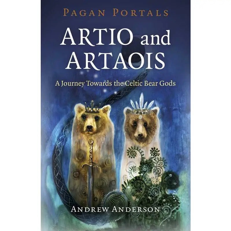 Book cover of 'Artio and Artaois' with two bears and Pagan Portals branding.