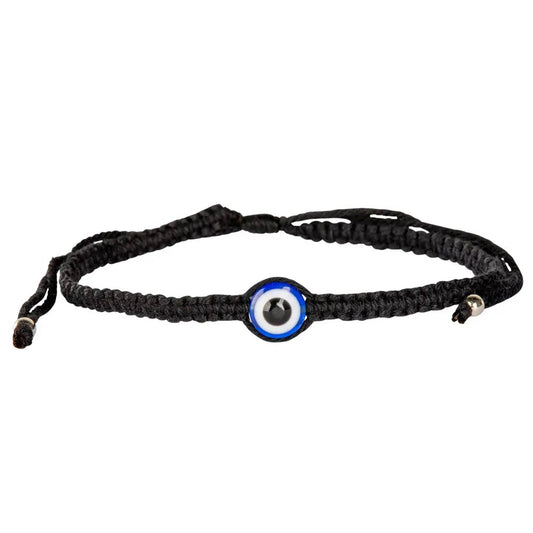 Bracelet Evil Eye Pull Tie black