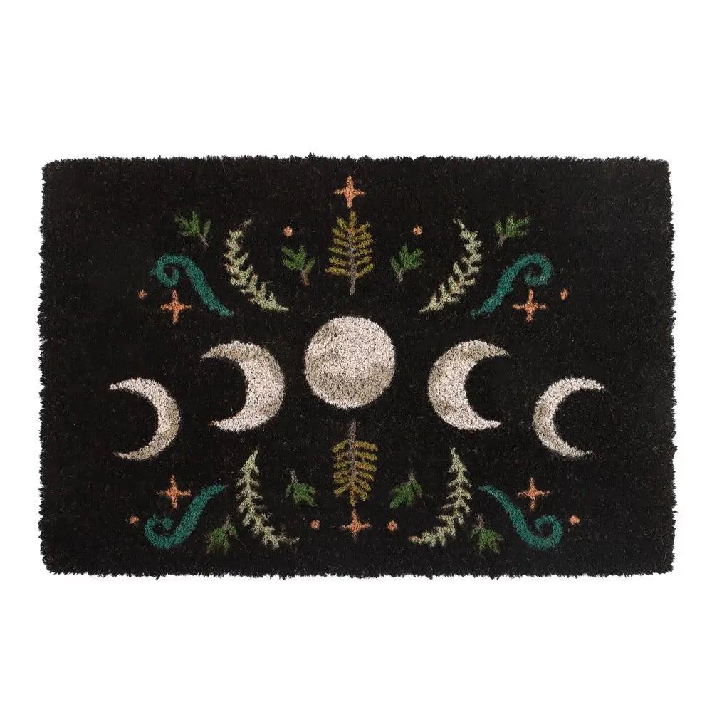 Doormat Dark Forest Moon Phase