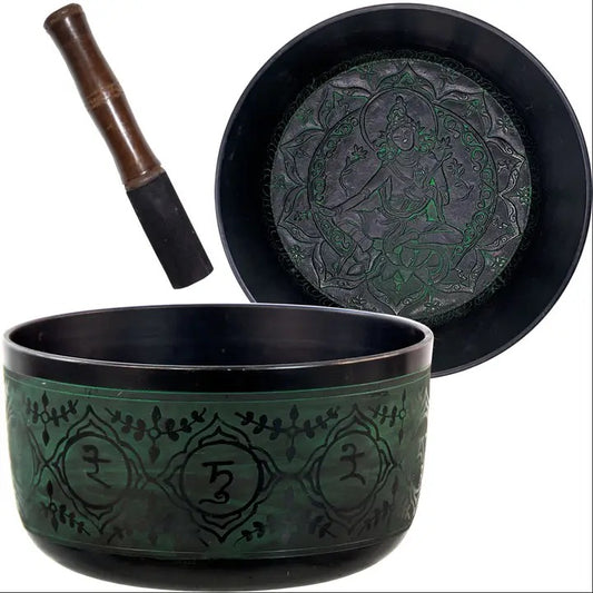 Singing Bowl Green Tara