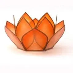 Candle Holder Lotus Mango Mini