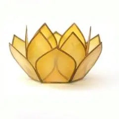 Candle Holder Lotus Gold