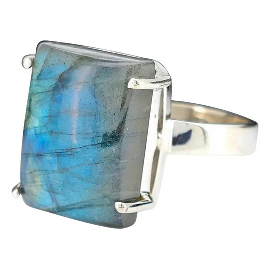 Ring Labradorite Rectangle side