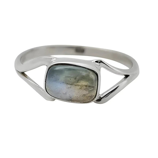 Ring Labradorite Rect Triangle front