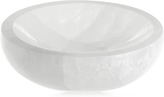 White ceramic bowl on a white background