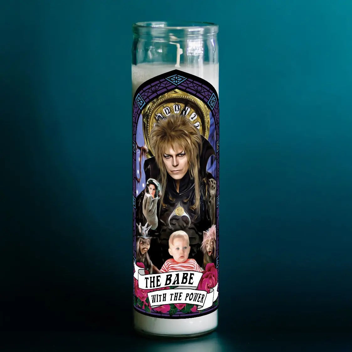 Candle 7 Day Saint Goblin King David Bowie Labyrinth