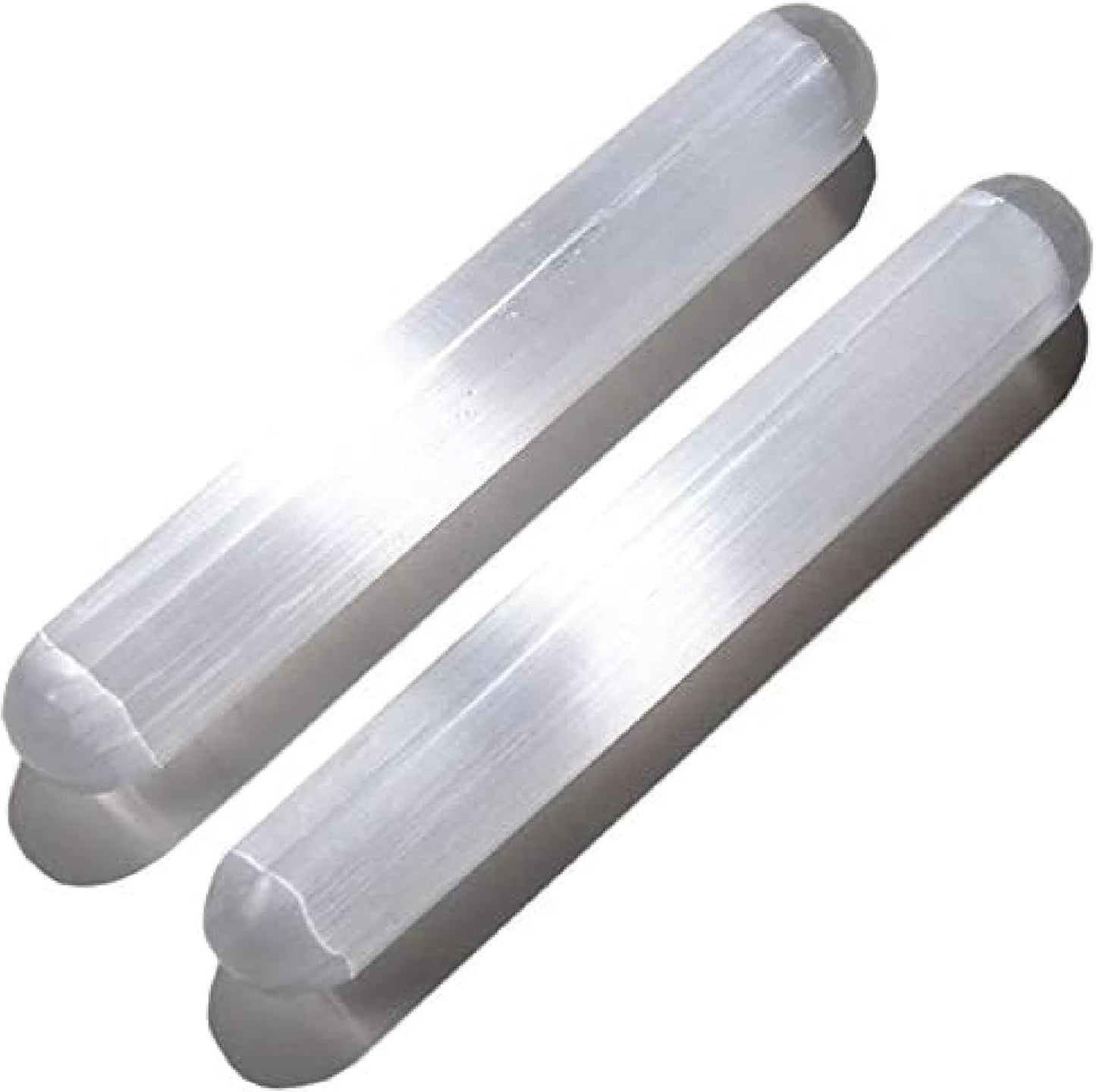 Selenite Wand Round Ends 15 cm