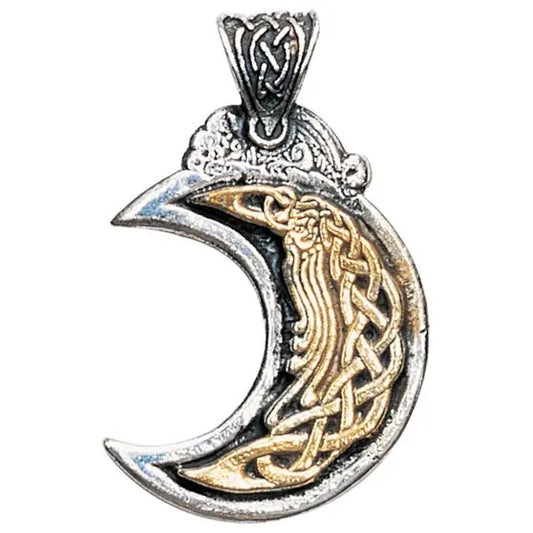 Pendant Moon Norse Mani