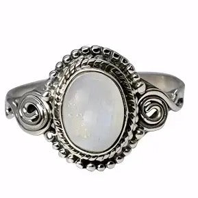 Ring Moonstone Oval front