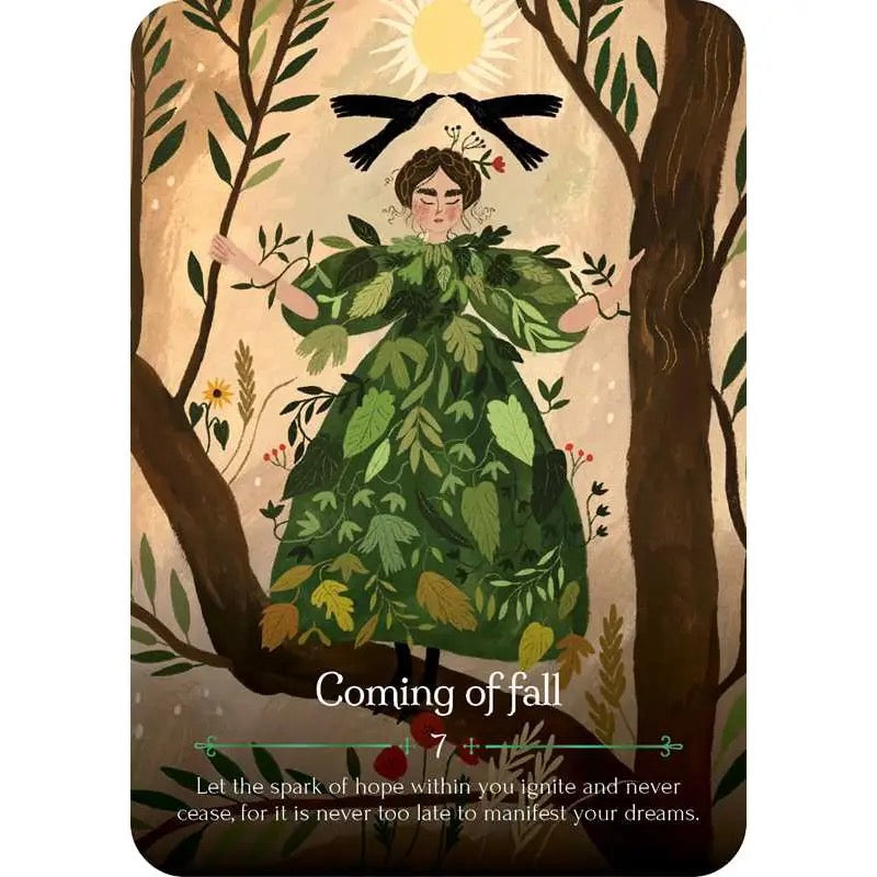Seasons of the Witch Lammas Oracle Coming of Fall Card