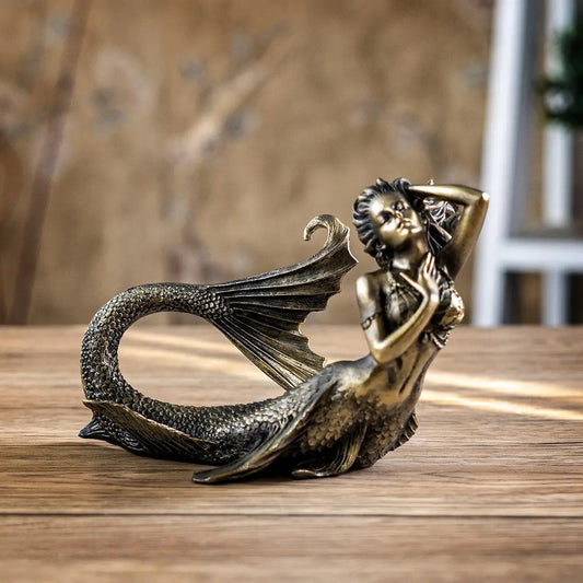 Statue Mermaid Bronze