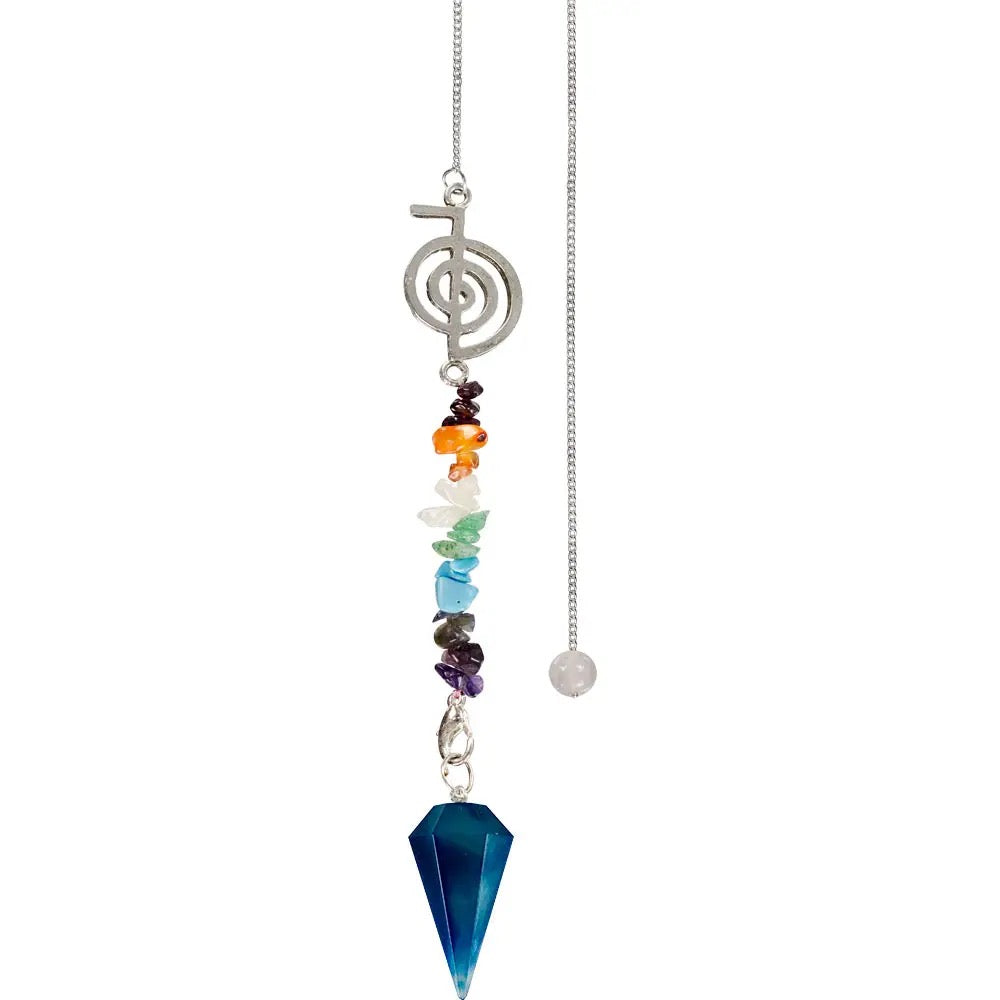 Pendulum Onyx Blue Chakra Cho Ku Rei