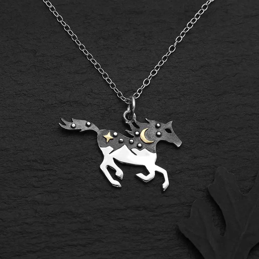 Necklace Horse Celestial