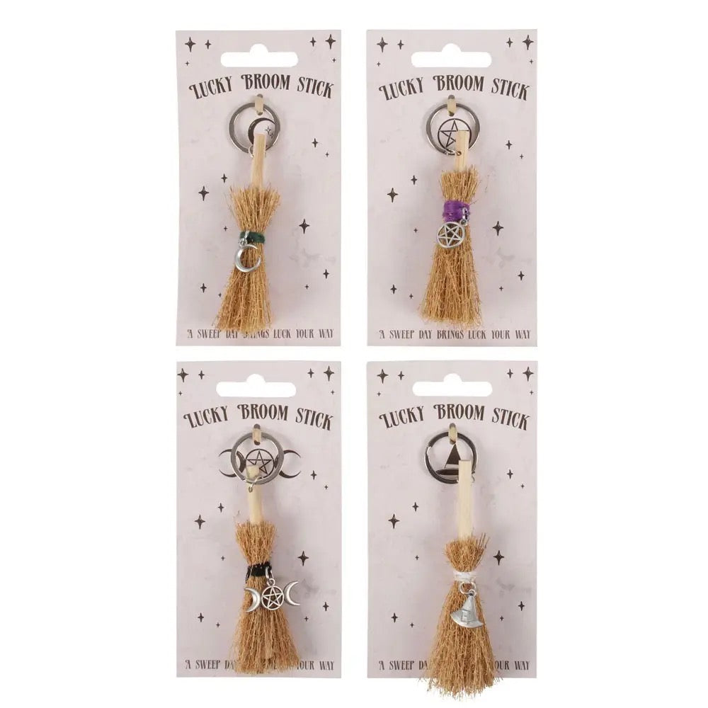 Key Chain Lucky Broomstick 4 types