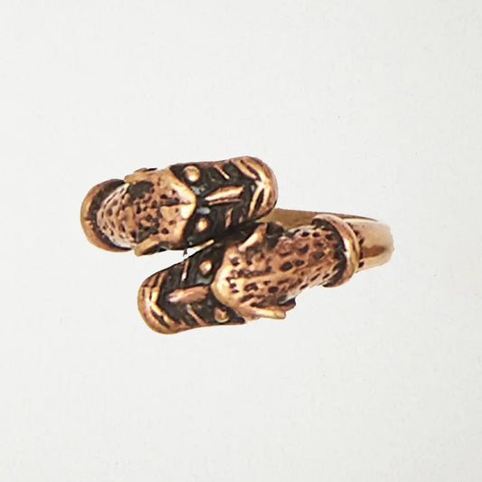 Ring Dragonhead Bronze