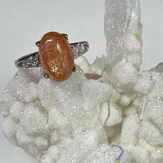 Ring Sunstone Oval