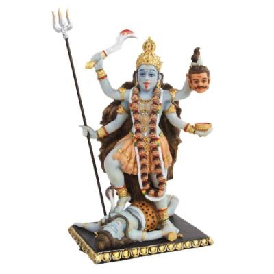 Statue Kali Painted 8 inch