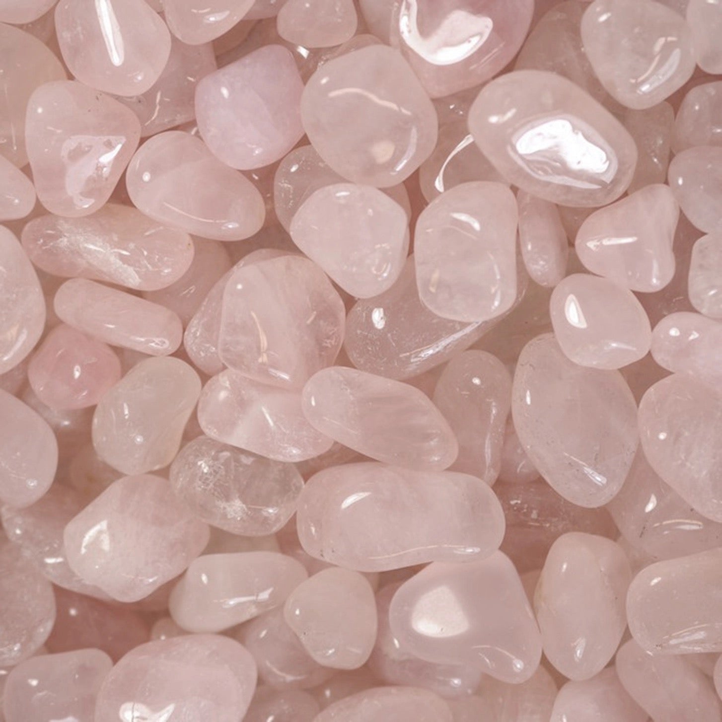 Close-up of pink tumbled stones