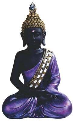 Statue Buddha Praying Purple
