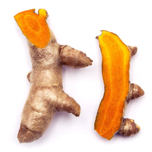 Turmeric roots orange