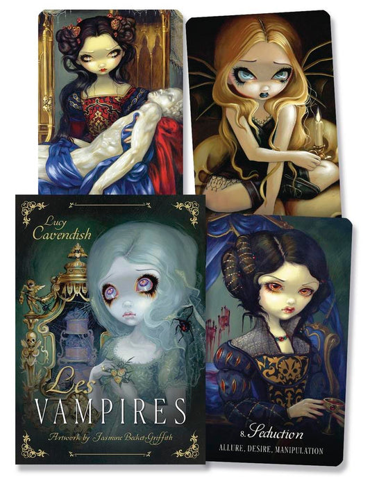 Four illustrated book covers featuring gothic-style characters with detailed backgrounds.