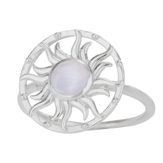 Ring Sun Moonstone
