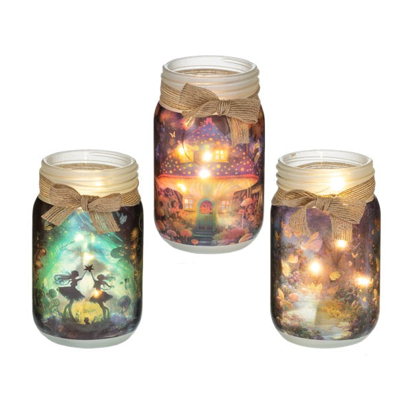 Light Up Mason Jars